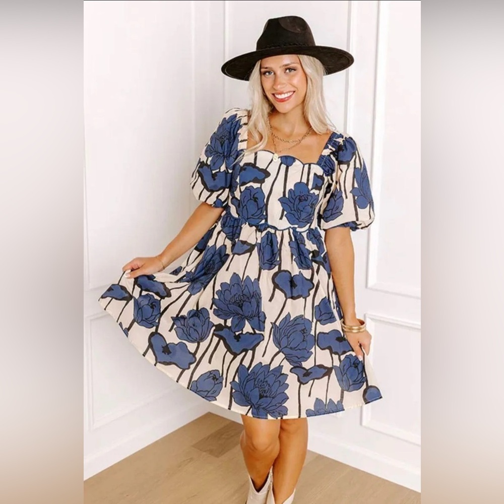 Impressions Floral Mini Dress